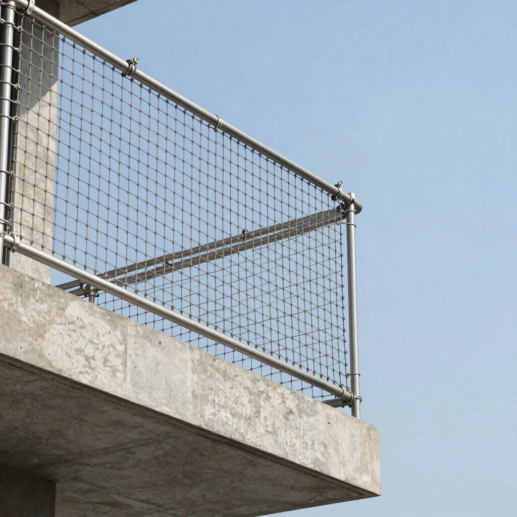 Installing Balcony Safety Nets for High-Rise Apartments