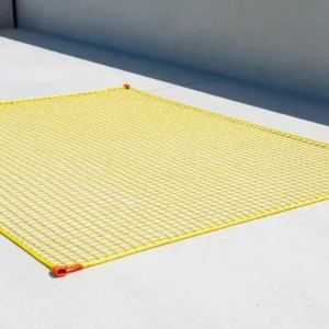 DIY vs professional bird net installation - mesh net close-up